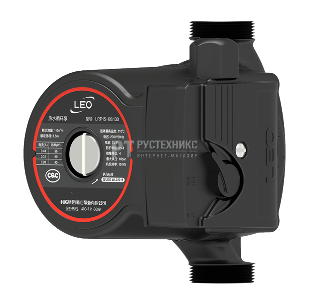 Циркуляционный насос LEO LRP 25-40/180 фото 2 