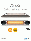 Инфракрасные карбоновые обогреватели "Veito" Blade S Silver